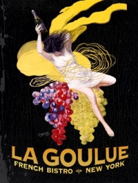 New York La Goulue French Bistro 18x24 Limited-Edition Artistic Planked Wood Sign New York La Goulue French Bistro 18x24 Limited-Edition Artistic Planked Wood Sign