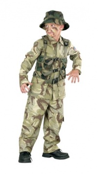 Delta Force Desert Army Gear Child Halloween Costume Size 4-6 Delta Force Desert Army Gear Child Halloween Costume Size 4-6