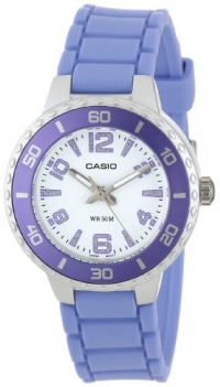 Casio Women's LTP1331-6AV Sport Purple Bezel and Matching Resin Strap Watch Casio Women's LTP1331-6AV Sport Purple Bezel and Matching Resin Strap Watch