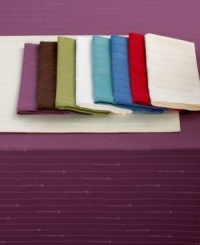 Tonal bands drape the Simply Fine napkin in contemporary elegance. In a range of sophisticated hues, this versatile design helps create an alluring setting for any china pattern. Tonal bands drape the Simply Fine napkin in contemporary elegance. In a range of sophisticated hues, this versatile design helps create an alluring setting for any china pattern.