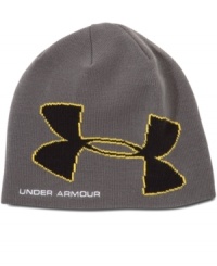 Show your Under Armour® pride with this oversized logo beanie. Show your Under Armour® pride with this oversized logo beanie.