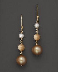 A shimmering mix of mother-of-pearl and cultured freshwater pearls. A shimmering mix of mother-of-pearl and cultured freshwater pearls.