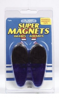 Master Magnetics #07506 2pk Large Blue Magnet Clip Master Magnetics #07506 2pk Large Blue Magnet Clip