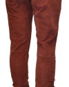 True Religion Brand Jeans Women's Skinny Corduroy Pants-Redwood