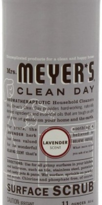 Mrs. Meyer's Clean Day Surface Scrub, Lavender, 11-Ounce Canisters (Case of 6)