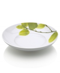 Forever spring. Bright new leaves plucked just for your table drape this soup bowl for a fresh, modern look. From Mikasa dinnerware, the dishes of this Daylight set are durable and stylish in white porcelain with a fluid shape that broadens from base to rim. Forever spring. Bright new leaves plucked just for your table drape this soup bowl for a fresh, modern look. From Mikasa dinnerware, the dishes of this Daylight set are durable and stylish in white porcelain with a fluid shape that broadens from base to rim.