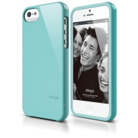 elago S5 Glide Case for iPhone 5/5S - eco friendly Retail Packaging (Coral Blue)