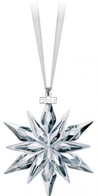 Swarovski 2011 Annual Edition Crystal Snowflake Ornament Swarovski 2011 Annual Edition Crystal Snowflake Ornament