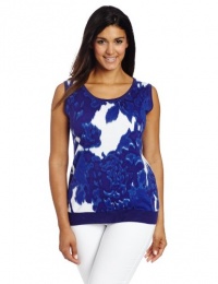 Jones New York Women's Plus-Size Sleeveless Neck Shell Jones New York Women's Plus-Size Sleeveless Neck Shell