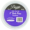 Diane 2 Bobby Pins, Black, 300-pack Tub