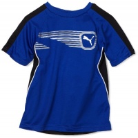Puma - Kids Boys 2-7 Little Speed Performance Tee, Blue, 6 Puma - Kids Boys 2-7 Little Speed Performance Tee, Blue, 6