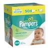 Pampers Natural Clean Wipes 7x Box 504 Count