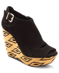 Pretty prints...on the platform! BCBGeneration's Penelope wedges feature a unique keyhole detail at the vamp and a mega platform that's covered in the cutest print. Pretty prints...on the platform! BCBGeneration's Penelope wedges feature a unique keyhole detail at the vamp and a mega platform that's covered in the cutest print.