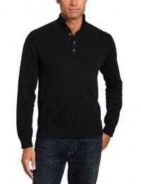 John Henry Men's Button Mock Sweater John Henry Men's Button Mock Sweater