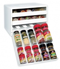 YouCopia Chef's Edition SpiceStack 30-Bottle Spice Organizer, White YouCopia Chef's Edition SpiceStack 30-Bottle Spice Organizer, White