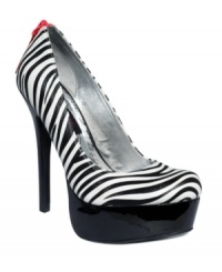 Perfect patterns and bold solids make the Marcel platforms from Material Girl an easy footwear fav. A bright contrasting decorative zipper at the back adds a pop of color. Perfect patterns and bold solids make the Marcel platforms from Material Girl an easy footwear fav. A bright contrasting decorative zipper at the back adds a pop of color.
