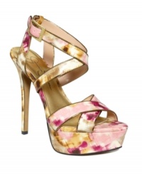 Jaw-dropping fashion, by Jessica Simpson. The Blairee platform sandals take you straight up with a stiletto heel and elevated platform. Jaw-dropping fashion, by Jessica Simpson. The Blairee platform sandals take you straight up with a stiletto heel and elevated platform.