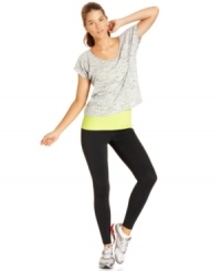 From workout to walking home, you'll love Ideology's dance-inspired slouchy top. The burnout pattern is perfect for layering, too. From workout to walking home, you'll love Ideology's dance-inspired slouchy top. The burnout pattern is perfect for layering, too.