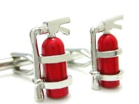 Fun Fire Extinguisher Cufflinks Gift Boxed Fun Fire Extinguisher Cufflinks Gift Boxed