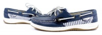 Sperry Top Sider Bluefish Navy Seersucker Womens Boat Shoes Sperry Top Sider Bluefish Navy Seersucker Womens Boat Shoes