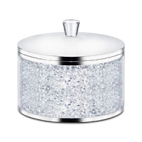 Keep your most precious jewelry in an equally special box. The Crystalline Jewelry Holder features shimmering Swarovski® crystals and a faceted crystal top that will bring beauty and sparkle to any room. Keep your most precious jewelry in an equally special box. The Crystalline Jewelry Holder features shimmering Swarovski® crystals and a faceted crystal top that will bring beauty and sparkle to any room.