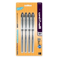 uni-ball Vision Elite Stick Bold Point Roller Ball Pens, 4 Black Ink Pens (67180PP) uni-ball Vision Elite Stick Bold Point Roller Ball Pens, 4 Black Ink Pens (67180PP)