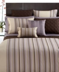 Hotel Collection Quadrus Stripe 400T Two Euro Sham Spaced Stripe Hotel Collection Quadrus Stripe 400T Two Euro Sham Spaced Stripe