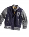 GUESS Little Boy Prep Jacket, NAVY (7)