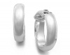 Charter Club Earrings, Silver-Tone Medium Hoop Clip-On Earrings