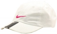 Nike Girls 2T-4T Swoosh Cap (2/4T (One Size), White) Nike Girls 2T-4T Swoosh Cap (2/4T (One Size), White)