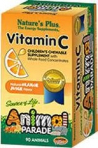 Nature's Plus - Animal Parade Vit C-Orange, 250 mg, 90 chewable tablets Nature's Plus - Animal Parade Vit C-Orange, 250 mg, 90 chewable tablets