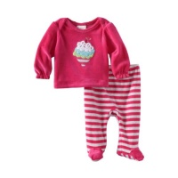 Absorba Baby Two Piece Footed Pant Set