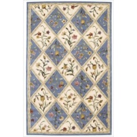 JULIAN Area Rug JL50IVB - IVORY/BLUE JULIAN Area Rug JL50IVB - IVORY/BLUE