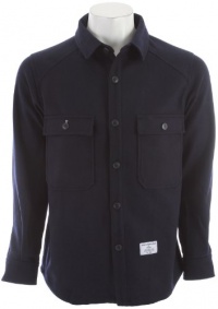 Holden CPO Field Shirt (Stussy) Jacket Navy Mens Holden CPO Field Shirt (Stussy) Jacket Navy Mens