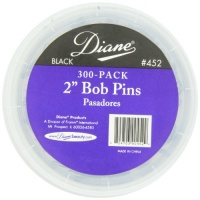 Diane 2 Bobby Pins, Black, 300-pack Tub Diane 2 Bobby Pins, Black, 300-pack Tub