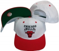 Chicago Bulls White/Red Two Tone Snapback Adjustable Pl Chicago Bulls White/Red Two Tone Snapback Adjustable Pl