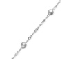 Giani Bernini Sterling Silver Bracelet, 8 Singapore Beaded Chain
