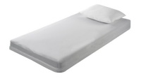 6 Gauge Vinyl Zippered Twin Extra Long Size Mattress Cover, 9-Inch Deep