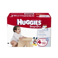 Huggies Snug and Dry Diapers Economy Plus, Size 4, 192 Count Huggies Snug and Dry Diapers Economy Plus, Size 4, 192 Count