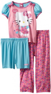 Hello Kitty 3-Piece Sleep Set, Multi, 2T Hello Kitty 3-Piece Sleep Set, Multi, 2T