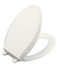 KOHLER K-4636-0 Cachet Quiet-Close Elongated Toilet Seat, White KOHLER K-4636-0 Cachet Quiet-Close Elongated Toilet Seat, White