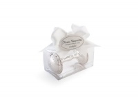Mud Pie Baby Classic Keepsakes Silver-Plate Rattle, Cross Mud Pie Baby Classic Keepsakes Silver-Plate Rattle, Cross
