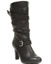 Style&co. Women's Vicky Mid Calf Round Toe Boots in Black