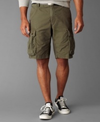 In transition. Dressed up or casual, these cargo shorts from Dockers will make you look good anywhere you need to go.