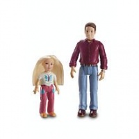 Fisher Price Loving Family Dollhouse Figures: Dad & Sister Fisher Price Loving Family Dollhouse Figures: Dad & Sister