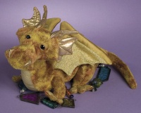 Plush Topaz Golden Dragon 15 Plush Topaz Golden Dragon 15