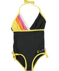 Pink Platinum Oahu Sunset 1-Piece Swimsuit (Sizes 4 - 6X) - black, 6x Pink Platinum Oahu Sunset 1-Piece Swimsuit (Sizes 4 - 6X) - black, 6x