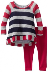 Splendid Littles Baby-girls Newborn Platinum Stripe Tunic Set, Navy/Raspberry, 3-6 Months Splendid Littles Baby-girls Newborn Platinum Stripe Tunic Set, Navy/Raspberry, 3-6 Months