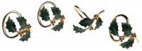 Lenox Holiday Napkin Rings, Set of 4 Lenox Holiday Napkin Rings, Set of 4
