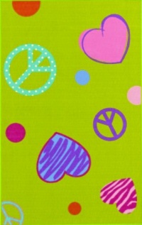 Dalyn 4-Ever Young FV-3 Rug, Lime, 3-Feet 3-Inch by 5-Feet Dalyn 4-Ever Young FV-3 Rug, Lime, 3-Feet 3-Inch by 5-Feet